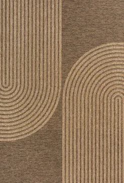 Tapis Kansas extérieur intérieur arc moderne - Nature - 160 x 230 cm