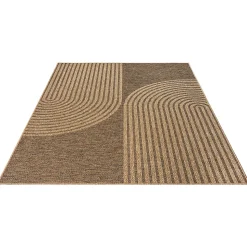 Tapis Kansas extérieur intérieur arc moderne - Nature - 160 x 230 cm