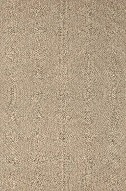 Tapis Kansas extérieur intérieur cercle - Nature - 120 x 170 cm