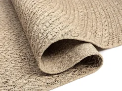 Tapis Kansas extérieur intérieur cercle - Nature - 120 x 170 cm