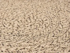 Tapis Kansas extérieur intérieur cercle - Nature - 80 cm Ronde