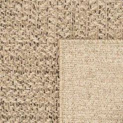 Tapis Kansas extérieur intérieur uni - Nature - 80 x 250 cm