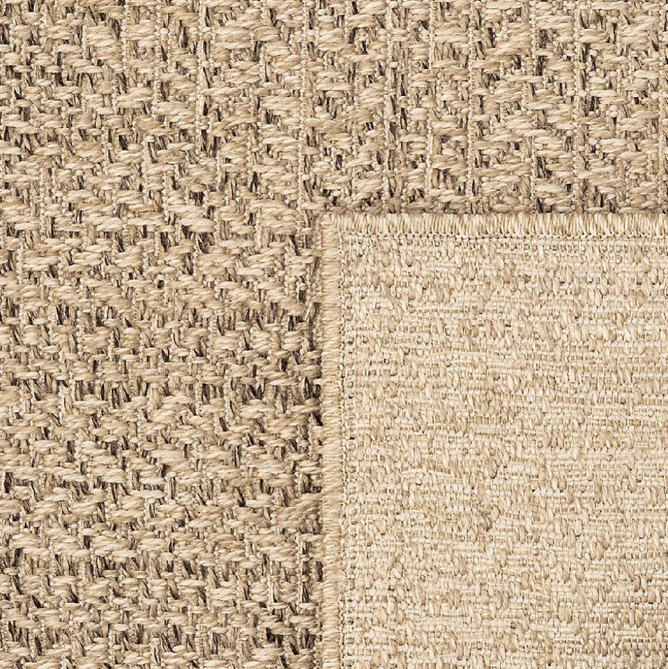 Tapis Kansas extérieur intérieur uni - Nature - 160 x 230 cm