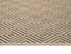 Tapis Kansas extérieur intérieur jute - Nature - 120 x 170 cm