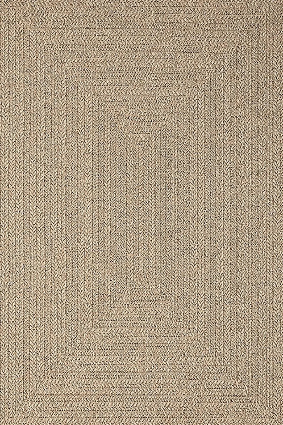 Tapis Kansas extérieur intérieur uni - Nature - 240 x 340 cm