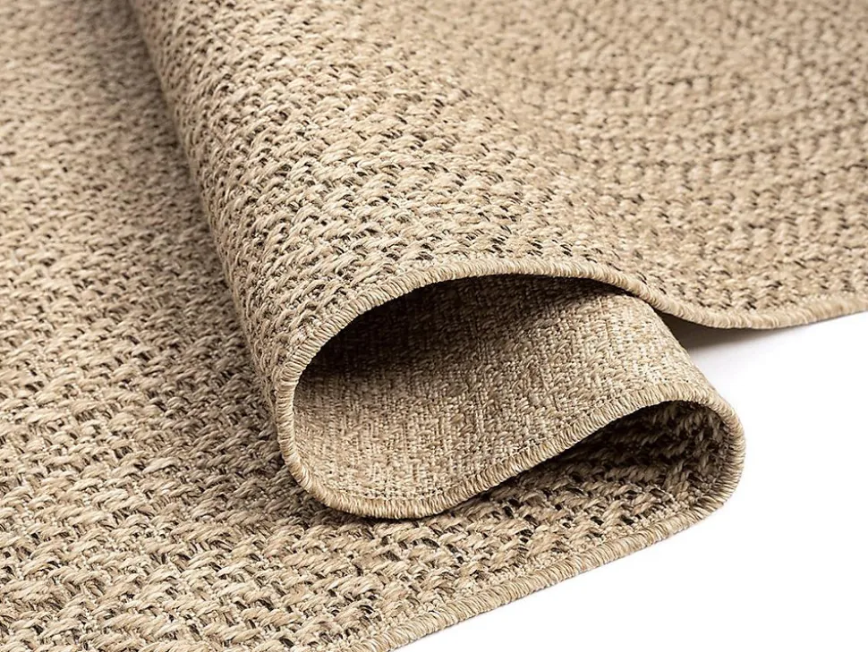 Tapis Kansas extérieur intérieur uni - Nature - 240 x 340 cm