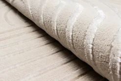 Tapis Knight 3D moderne brillants, Beige, 160 x 230 cm