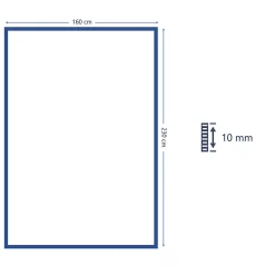 Tapis knits beige GoodHome L.230 x l.160 cm