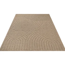 Tapis Kos extérieur moderne arc, Nature, 200 x 280 cm