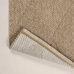 Tapis Kos extérieur moderne losange, Nature, 200 x 280 cm