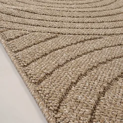 Tapis Kos extérieur moderne arc, Nature, 160 x 220 cm
