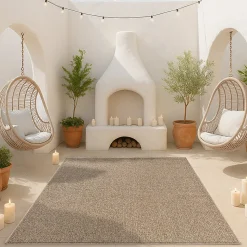 Tapis Kos extérieur moderne intemporel, Nature, 160 x 220 cm