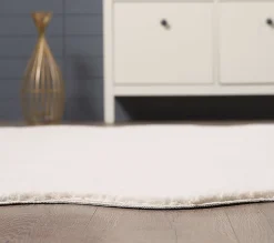 Tapis lavable antidérapant - beige - 160 x 220 cm - RELAX