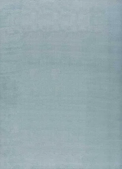 Tapis lavable antidérapant ATTICGO bleu rectangulaire uni 120x170 cm LOFT
