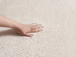 Tapis lavable antidérapant - beige - 120 x 160 cm - RELAX