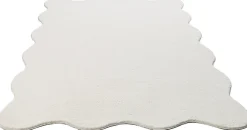 Tapis lavable antidérapant - crème - 140 x 200 cm - RELAX