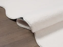 Tapis lavable antidérapant - crème - 140 x 200 cm - RELAX