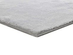 Tapis lavable antidérapant ATTICGO argent rectangulaire uni 80x150 cm LOFT