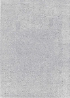 Tapis lavable antidérapant ATTICGO argent rectangulaire uni 200x290 cm LOFT
