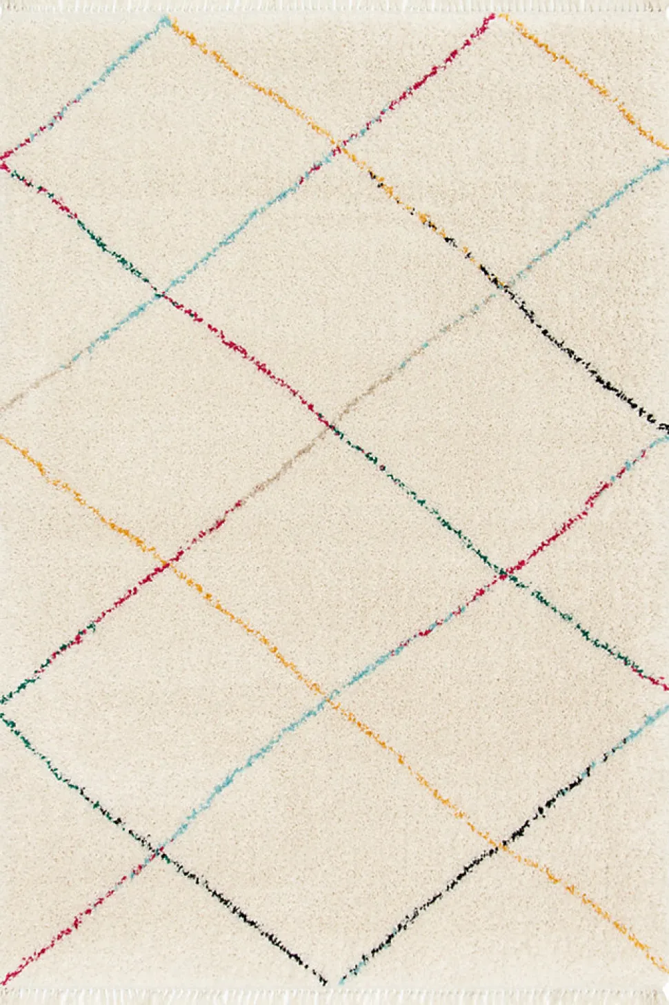 Tapis losanges colorés multicouleurs L.230 x l.160cm Balta
