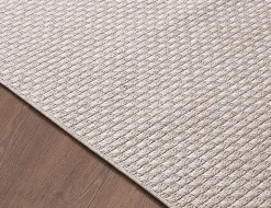 Tapis Maldives extérieur design boho, Beige, 80 x 250 cm