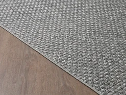 Tapis Maldives extérieur design boho, Gris, 200 x 290 cm