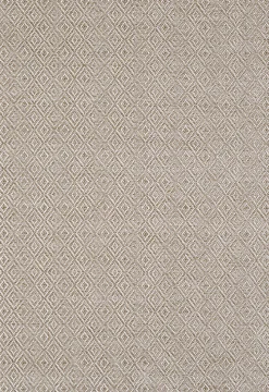 Tapis Maldives extérieur design diamant boho, Marron, 140 x 200 cm