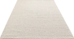 Tapis Maldives extérieur design boho, Beige, 120 x 170 cm