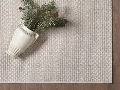Tapis Maldives extérieur design boho, Beige, 120 x 170 cm