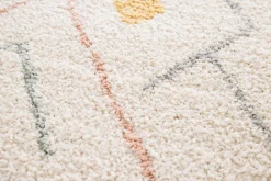 Tapis Manzo Berbère GoodHome beige et pastel L.120 x l.170 cm