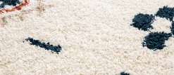 Tapis Manzo Berbère GoodHome beige et bleu L.230 x l.160 cm