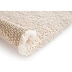 Tapis Manzo GoodHome blanc L.230 x L.160 cm