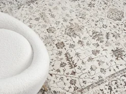 Tapis Mila brillant, classique ancien, Crème, 240 x 340 cm