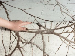 Tapis Mila brillant, nature, Crème, 160 x 230 cm