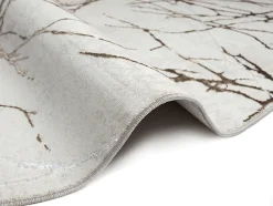 Tapis Mila brillant, nature, Crème, 200 cm Rond