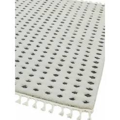 Tapis moderne à franges DOTTY 200x290 cm
