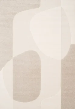 Tapis moderne Brera beige clair L.170 x l.120 cm Balta