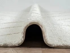 Tapis moderne shaggy entretien facile - Crème - 200 x 290 cm - Bahar Shaggy