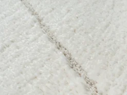 Tapis moderne shaggy entretien facile - Crème - 200 x 290 cm - Bahar Shaggy