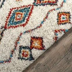Tapis motif berbère - Azilal multicolore - 200 x 290 cm