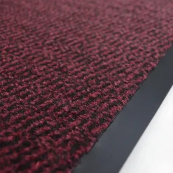Tapis paillasson pour porte d'entrée - Rouge - 80 x 120 cm