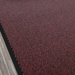 Tapis paillasson pour porte d'entrée - Rouge - 80 x 120 cm
