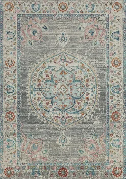 Tapis Palma extérieur Oriental, Gris, 140 x 200 cm