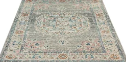 Tapis Palma extérieur Oriental, Gris, 140 x 200 cm
