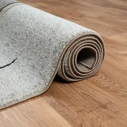 Tapis Pearl moderne salon découpe contour, Beige, 120 x 160 cm