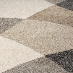 Tapis Pearl moderne salon moderne contour, Beige, 200 x 280 cm