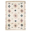 Tapis pelucheux tissé Manzo GoodHome L. 120cm x l. 170cm multicolore