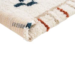 Tapis pelucheux tissé Manzo GoodHome L. 120cm x l. 170cm multicolore