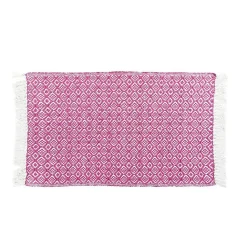 Tapis Pithaya - tapis rectangle à franges - Douceur d'Intérieur - Tapis 50 x 80