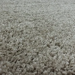 Tapis poils longs shaggy tissé motif uni UNI I, Beige